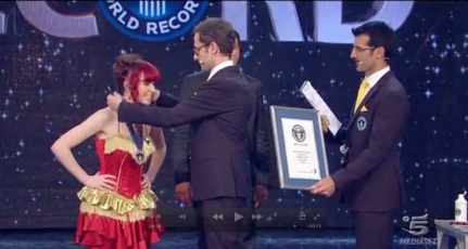 Receiving My World Record 