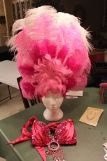 Pink Showgirl Headdress