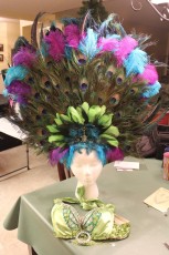 Peacock Showgirl Headdress