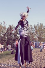 Circus Stilt Walker Clown Calgary - Image by Neil McElmon Photography