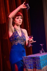 Lucy at the Chicago Magic Lounge December 2018